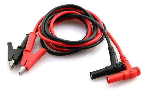 Longdex - Juego De 2 Cables De Prueba De Cobre Puro Para Pl 