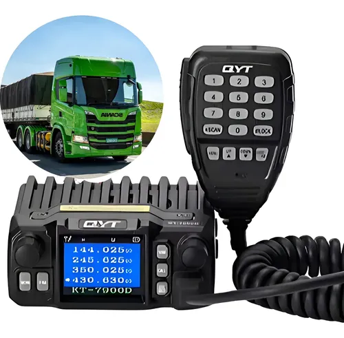 Rádio Qyt 7900d Uhf Vhf 200 Canais 136-480 Mhz Longo Alcance