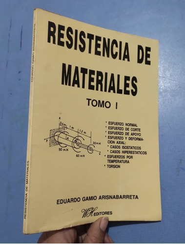 Libro  Resistencia De Materiales Tomo 1  Eduardo Gamio Uni