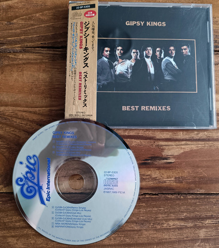 Gipsy Kings Best Remixes Cd 1989 Epic Cbs Sony Japón Rara Ed