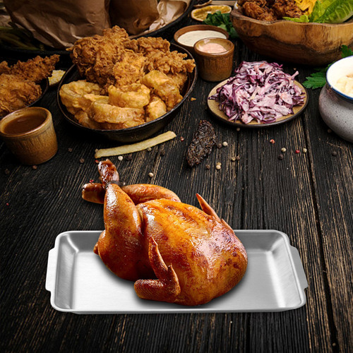 1 Bandeja De Acero Inoxidable 304 Apta Para Uso Alimentario,