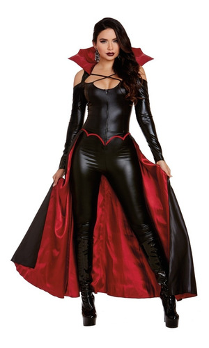 Disfraz Vampiro Vampiresa Dracula Mujer Damas Envio Gratis B