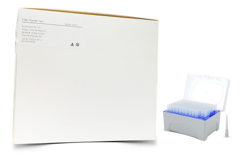 Puntas Hidrofóbicas De 1000ul Con Filtro - Caja C/960 Piezas