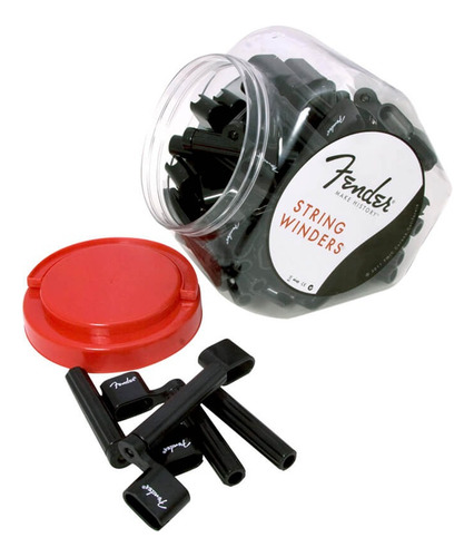 Encordoador Fender String Winder Bowl Preto Violão Guitarra