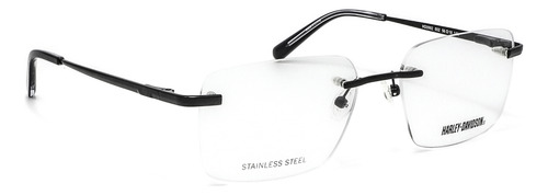 Lentes De Vista Transparente Harley Davidson Hd0992002 Color Negro Talla M