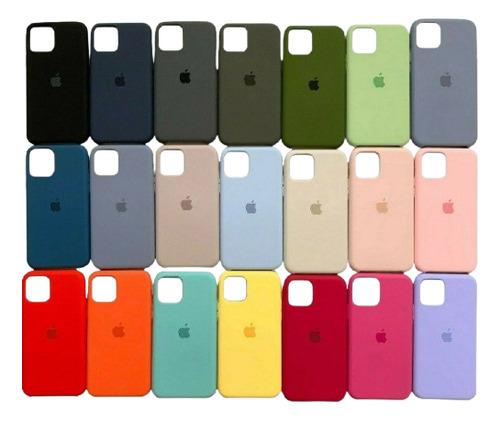 Funda Iphone 14 Pro Max Silicona +vidrio Templado De Regalo! Azul Oscuro Silicona