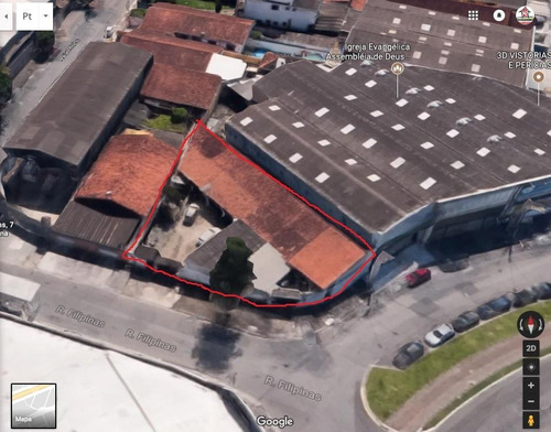 Terreno C/ 478 M² À Venda No Bairro Guilhermina Em Praia Grande. - Te0009