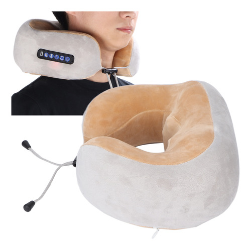 Almohada De Masaje En Forma De U Recargable Cuello Eléctrico