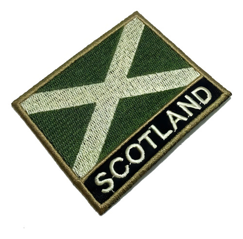 Parche termoadhesivo bordado con la bandera de Escocia BP0004nt03