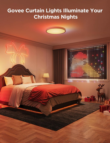 Cortina De Luces Led Inteligentes Gif Aigc, 1040 Led, L...