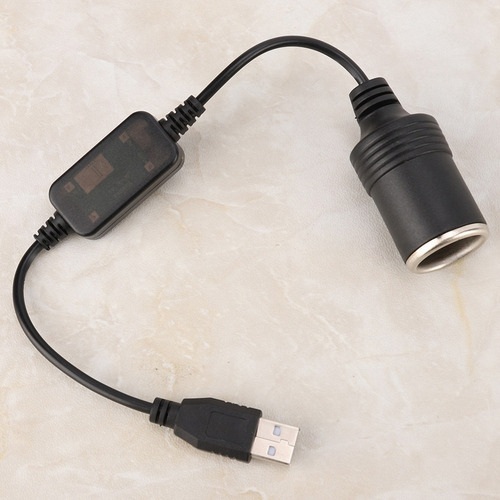 Interfaz Usb Cable Alimentación Enchufe Encendedor Coche 12v