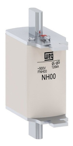 Fusível Nh Gl/gg Retardado Weg 160a 120 Ka Em 500 Vca