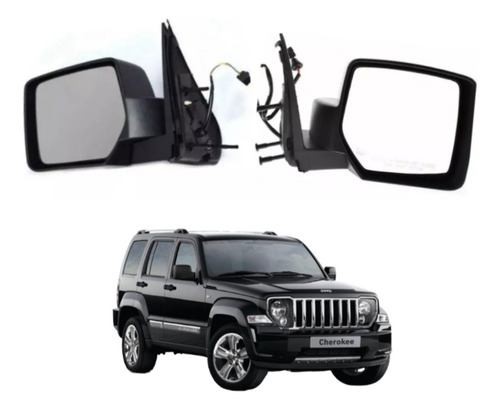 Retrovisor De Jeep Cherokee Kk Liberty 2008/2015