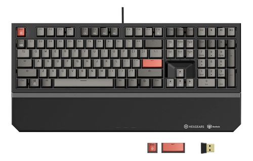 X5 Wireless Mechanical Keyboard Full Size 108 Keys, Kai...