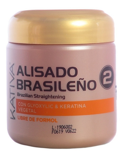 Kativa Alisado Brasileño Sin Formol Con Keratina Vegetal