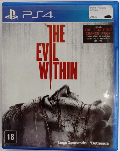 The Evil Within Jogo Ps4 Físico Usado Com Manual (Usado)