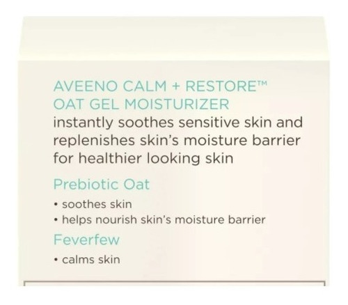 Aveeno Calm Restore Crema Gel Hidratante Piel Sensible