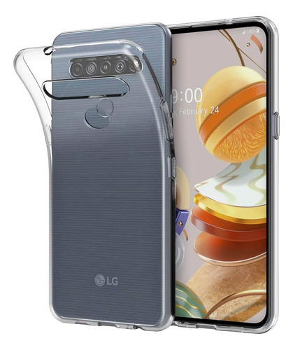 Funda Case Para LG K61 Tpu 100% Transparente Antishock