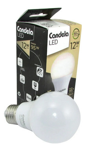 Lampara Led Candela 12w Calida 864 Lumenes Reemplaza 95w