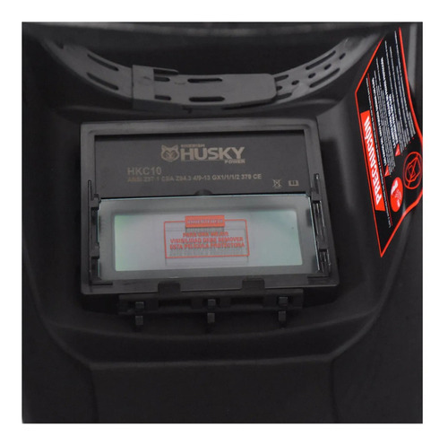 Careta Electrónica De Sombra Variable Husky Hkc10 Color Negro