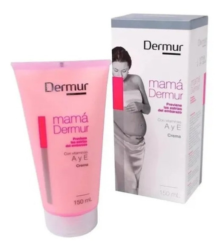 Crema Anti Estrías Dermur Mamá Con Vitamina A Y E 150ml