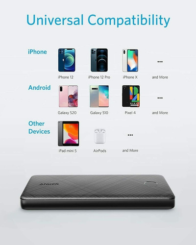 Batería Externa Anker 10000 20w Para iPhone 11 / Pro / Max