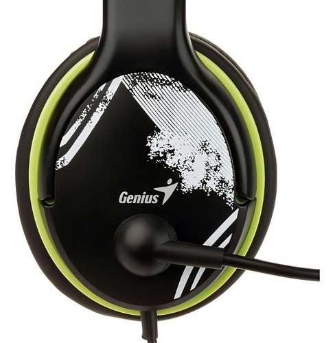 Fones de ouvido com microfone Pc () HS400a Genius Color Black
