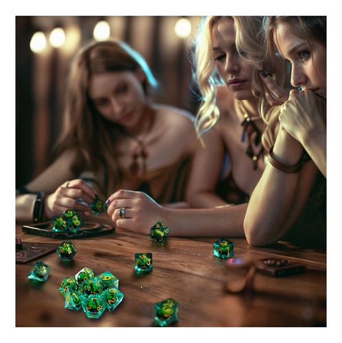 Dice Dice Dnd Dnd Diceevil Líquida, Dice Ojo De Dragón Móvil