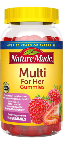 Multivitamínico Para Mujer Nature Made 150 Gomitas