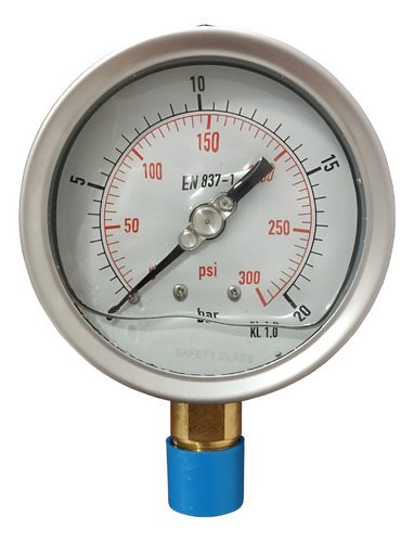 Manometro 300 Psi Con Glicerina Dial 4 Pulgadas