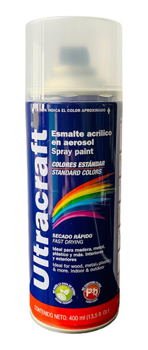 Pintura En Aerosol  400 Ml Secado Rapido