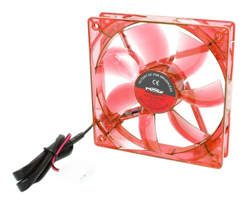 Cooler Fan Dex Dx-12l Vermelho 120 X 120 X 25 Mm