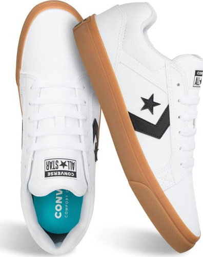 Tenis Choclo Blanco Converse (Usado)