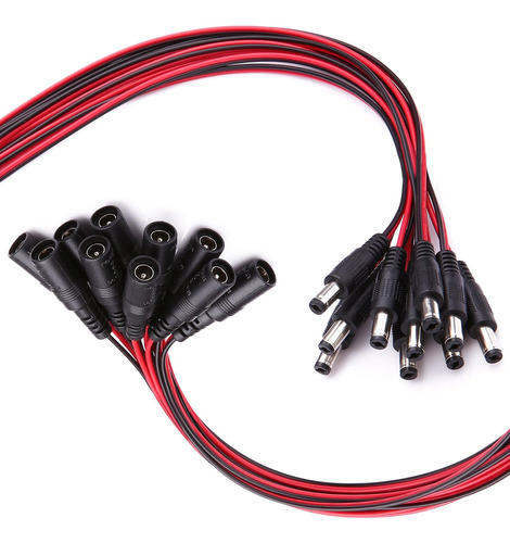 Cable De Alimentacion Wildhd Dc Power, Paquete De 10 Unid...