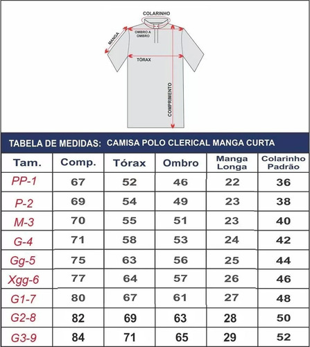 Camisa Para Seminarista - Polo Clerical Preta Ref.: 220
