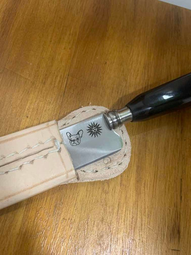 Imagen 7 de 10 de Cuchillo Solingen Guampa 16cm. Grabado Láser De Regalo