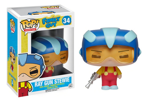 Animación Funko Pop Ray Gun Stewie - Padre de familia Fu-5241