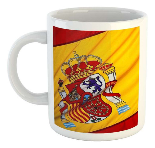 Taza Ceramica Bandera España Madre Española La Roja P1