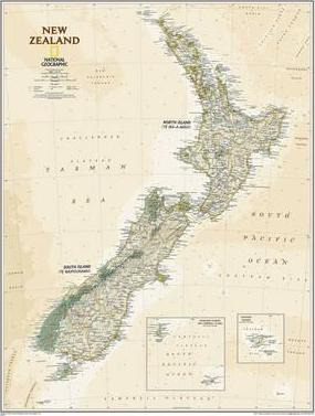 Libro New Zealand Executive, Tubed - National Geographic ...