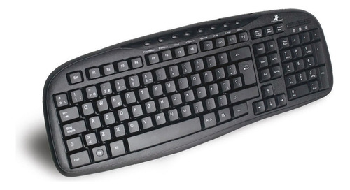 Teclado Alambrico Star Tec St-kb-2819 Multimedia Negro