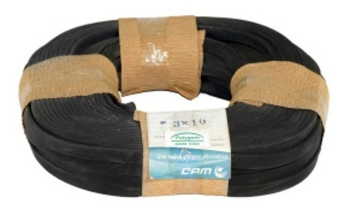 Imagen 1 de 5 de Burlete Goma Esponja 10x20mm Rollo X 50mts
