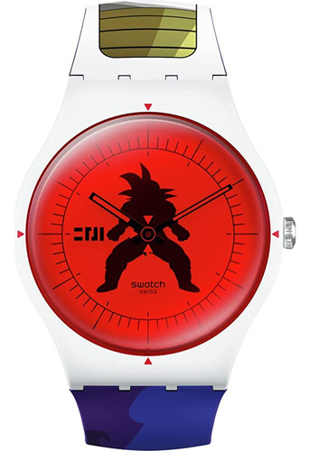 Reloj Unisex Swatch Vegeta X Swatch (modelo: Suoz348)