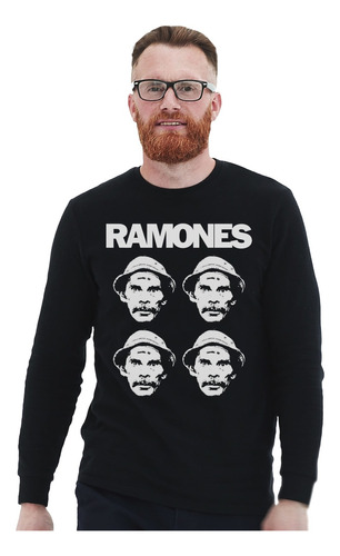 Polera Ml Ramones Don Ramon Caras Punk Abominatron