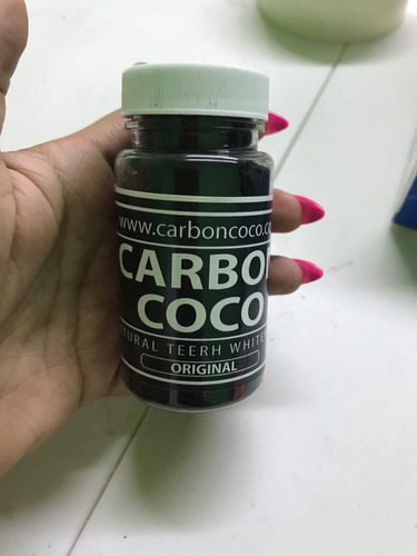 Carbon Coco Con Cepillo Activado Blanqueador Dientes Axilas