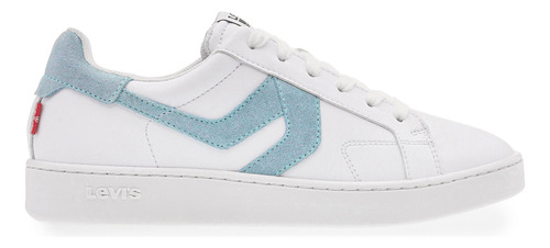 Tenis Levi's Para Dama Swift D L1224281 S Blanco-azul