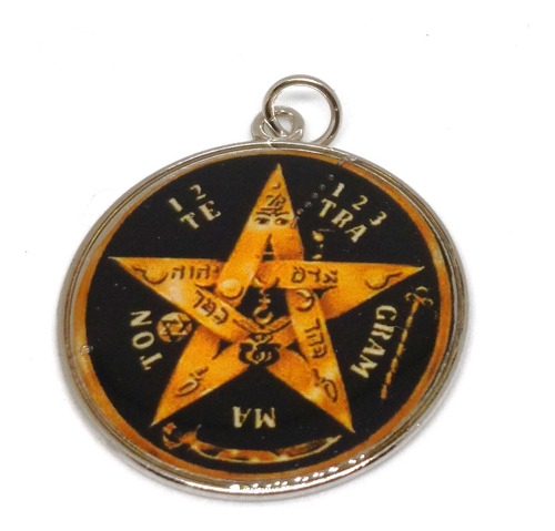 Dije Tetragramatón Medalla Talismán Grande