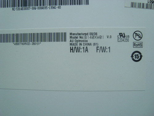 Tela Notebook Led 14.0 Acer Aspire 4736z 4736 4732 4551 (Usado)