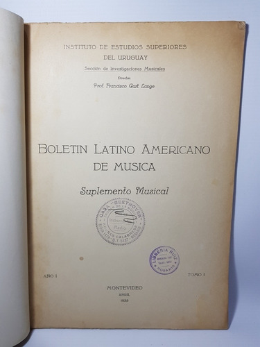 Imagen 3 de 9 de Antiguas Partituras Revista 1935 Boletín Latino Mag 56590