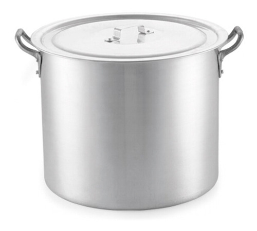 Imagen 2 de 5 de Olla Con Asas Y Tapa En Aluminio 27 Litros Oliveira Oferta