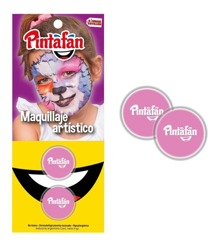 Kit Maquillaje Artístico X2 Pintura Pintafan-ciudad Cotillón